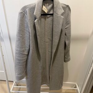 Aritzia Light Gray Peacoat